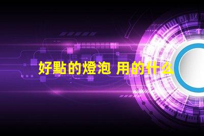 好點的燈泡 用的什么燈珠